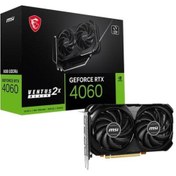 Resim MSI 8gb Rtx4060 Ventus 2x Black 8g Gddr6 128bit Pcıe 4.0 