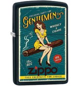 Resim Zippo Çakmak Cigar Girl Design 218-080491 