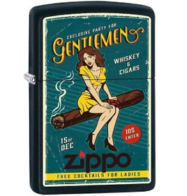 Resim Zippo Çakmak Cigar Girl Design 218-080491 