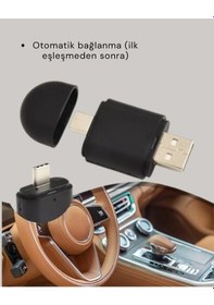 Resim Kablosuz Carplay Dönüştürücü - Akıllı Tak & Çalıştır Araç Adaptörü 