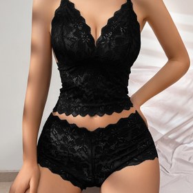 Resim 1 Set # Pure Desire Dantel Seksi İç Çamaşırı Kadınlar İçin, İnce Stil, Büyük Göğüs, Küçük Göğüs, Ayarlanabilir, Güzel Sırt Bra Seti, Düz Renk, Yetişkin, İç Çamaşırı Setleri, Seksi İç Çamaşırı Setleri 