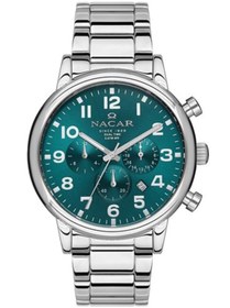 Resim Nacar SPOR GÜMÜŞ ERKEK KOL SAATİ NC34-290313-ATM 