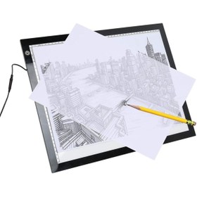 Resim Trendfone Led Işıklı A3 Boy Çizim, Kopyalama Ve Grafik Tahtası-3 Seviye Ayarlanabilir Işık 