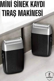 Resim AyrStore Tıraş Makinesi Mini Sinek Kaydı Şarjlı Taşınabilir Paslanmaz Çelik 