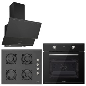 Resim Luno 502B - CS5335B - 3420B Siyah Ankastre Set 