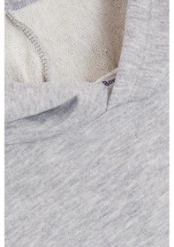 Resim Breeze Girls & Boys Erkek Çocuk Sweatshirt Kapüşonlu Kanguru Cepli 9-14 Yaş, Gri Melanj-gri Melanj Gri Melanj 