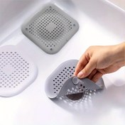 Resim 1/3/5 adet Saç Filtresi, Lavabo Tıkanıklık Önleyici Filtre, Küvet Duş Zemin Süzgeci, Silikon Mutfak Deodorant Tıkaç, Banyo Aksesuarları 