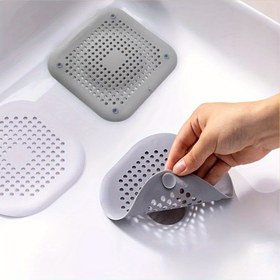 Resim 1/3/5 adet Saç Filtresi, Lavabo Tıkanıklık Önleyici Filtre, Küvet Duş Zemin Süzgeci, Silikon Mutfak Deodorant Tıkaç, Banyo Aksesuarları 