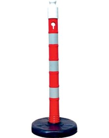 Resim İleri Trafik Dubalı Uyarı Dikmesi Reflektifli 534231106 80 x 1100 MM 