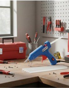 Resim Kompakt Ve Hafif 20w Silikon Tabancası 7.5 Mm Silikon Uyumlu 5 Adet Hediye Silikon 