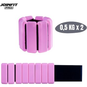 Resim Joinfit El Ve Ayak İçin Bilek Ağırlığı 0,5 Kg 2 Adet Pembe 