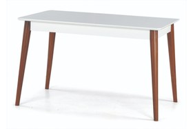 Resim ARMONİA DİKDÖRTGEN MASA, BEYAZ AÇIK CEVİZ, 125X80 