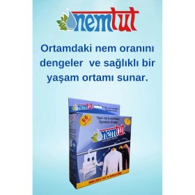 Resim Nemtut Nem Tutucu ve Alıcı Rutubet Giderici ve Önleyici Korozyon Önleyici Koku Giderici 2 kg 2 Kutu 4 Paket 