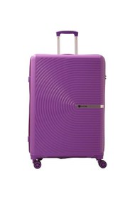 Resim Mçs 3lü Set Kırılmaz Silikon Seyahat Valizi Bavulu V374 Mor 