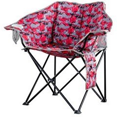 Resim Argeus Nevgrande Comfort Kırmızı Kamuflaj Katlanabilir Kamp Sandalyesi 