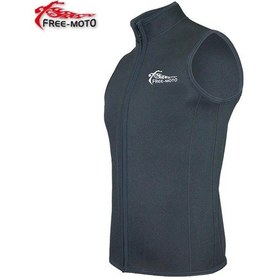 Resim Free - Moto Free-Moto Motorsikletçi Dik Yaka Neopren Yelek 
