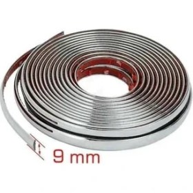 Resim Özdemir Aksesuar Krom Nikelaj Şerit 9 mm 3 Metre 