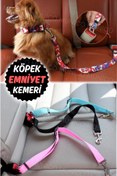 Resim Gaggani Köpek Emniyet Kemer Çok Fonksiyonlu Pet Emniyet Kemeri Emniyet Kemeri Toka ile Yansıtıcı Köpek Tasma 