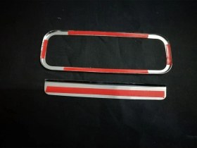 Resim Ueskrom Vw Caddy Krom Bagaj Açma 2 Pcs P.çelik 2010-2015 Arası Uyumlu 