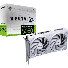 Resim Delixa Msı VGA Geforce Rtx 5060 8g Ventus 2x Oc Whıte RTX5060 8gb Gddr7 128B DX12 Pcıe 5.0 X16 (3xdp 1xhdmı 