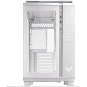 Resim Asus Tuf Gaming GT502 Panaromik Temperli Cam Usb Type-C Beyaz TYPE-C ATX MICRO-ATX MINI-ITX Kasa 