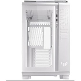 Resim Asus Tuf Gaming GT502 Panaromik Temperli Cam Usb Type-C Beyaz TYPE-C ATX MICRO-ATX MINI-ITX Kasa 