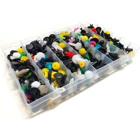 Resim 460 Adet Trim Klip Paneli Raptiye Seti Araba Bağlantı Elemanları 