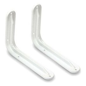 Resim Raf Altı L Ayak Beyaz Bağlantı Aparatı 2 adet - 19.5x26.5 cm 