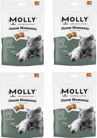 Resim Molly Meow Moments Choosy Seçici Kediler İçin Ödül Maması 60 G X 4 Adet 