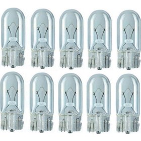 Resim W5w T10 Dipsiz Ampul 12v 5w 10 Adet 