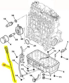 Resim Peugeot Boxer Yağ Çubuğu [Orjinal] (117472) 