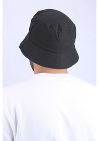 Resim Unisex Safari Şapka - Outdoor - Capusfr001-Siyah 