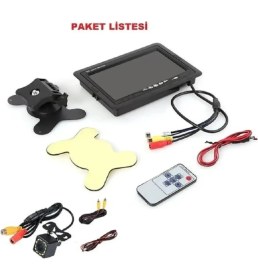 Resim 7 Inç Renkli Ekran + 12 LED Gece Görüş Geri Vites Kamera Yüksek Işık Özelliklidir. 