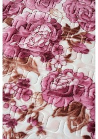 Resim Aksu Çift Kişilik Battaniye - Gül Kurusu 