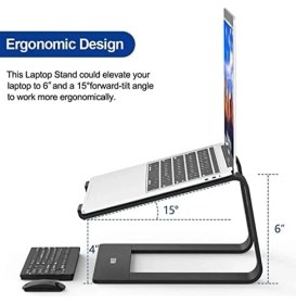 Resim Storemax M5 Alüminyum Ergonomik Katlanır Bilgisayar Standı Bilgisayar Yükseltici 10 –17 Inç 