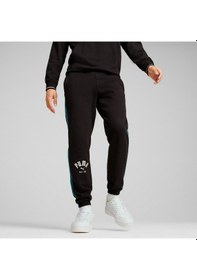 Resim Puma T7 Play.parıs. Unisex Siyah Eşofman Altı Düz 626768 Siyah 