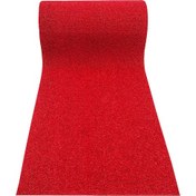 Resim 1X11,5 Kırmızı Kıvırcık Halı Paspas 14 Mm Bzözm7 