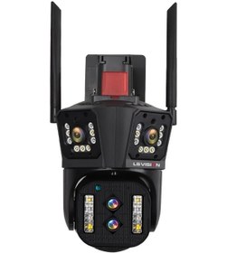 Resim Wl342-10x 4k Hd Ultra Geniş Açı + 10x Zoom Wifi Ptz Güvenlik Kamerası Cctv Dış Mekan Ip Kamera 