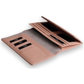 Resim Guard Pudra Telefon Girişli Deri Bayan Cüzdanı Çok Renkli 