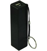 Resim Prestigegoods 18650 Harici Yedek Pil Şarj Cihazı Taşınabilir Güç Bankası Anahtarlık Usb Cep Telefonları İçin Black Blue Yellow Pink White Green 