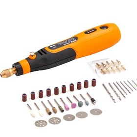 Resim Xindoker 32/46 Parçalı Abs+ss Şarjlı Mini Taşlama Seti - 3.6v, 900mah, 5000-15000r/dk 