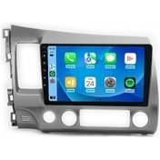 Resim cartech CRT 332 Serisi Honda Civic FD6 2006-2012 Uyumlu 4-32GB Android Multimedya Teyp 