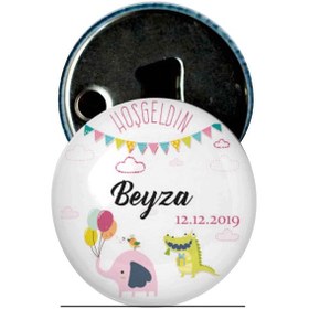 Resim Famous Bebek Şekeri Magnet Bebek Mevlüt Hediyelik Isimli Kapak Açacak (434856225) 