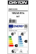 Resim Dayton 185/65R14 86T M+S SFM DW510E OTO KIŞ LASTİĞİ (ÜRETİM YILI:2023) 