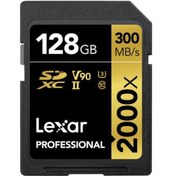 Resim Lexar Professional 128gb 2000x Sdxc Uhs-ıı Sd Hafıza Kartı 