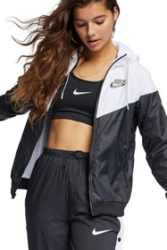 Resim Nike AR3092-010 Windrunner Kapüşonlu Kadın Mont 
