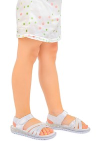 Resim Kiko Kids Lunara Kız Çocuk Sandalet Beyaz 