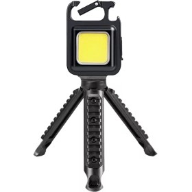 Resim Microcase Tripodlu Cob LED Mıknatıslı Şişe Açacağı Portatif Mutfak Ev Garaj Kamp Outdoor LED Lamba - AL3806 