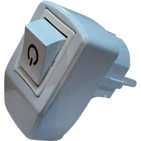 Resim Anahtarlı Topraklı Erkek Fiş 1206 