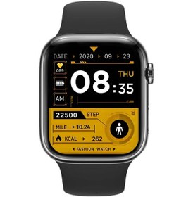 Resim Zmsmart Akıllı Saat Sesli Görüşme Özellikli Parlak Kasa Spor Modlu 45mm Unisex Gümüş-siyah Dw67 